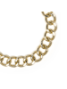 Luxenter Halskette, 45 cm, mit 18-karätigem Gelbgold veredelt – Moba