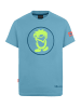 Trollkids T-Shirt "Troll T" in Delphinblau/Lime
