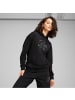 Puma Script Comfort Hoodie Pullover in Schwarz