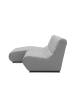 58 aufm Kessel GARTENLOUNGE Set 2 Boudicca 146x80x152 mit Outdoorbezug in silber