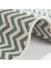 freundin HOME COLLECTION In- & Outdoor Wendeteppich Ivy Grün Creme