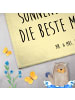 Mr. & Mrs. Panda Handtuch Sommer Sonnenschein mit Spruch in Gelb Pastell