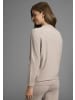 neun 9 monate Umstandspullover in beige meliert