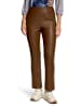 Betty Barclay Kunstleder-Leggings Slim Fit in Dark Coffee