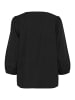 Kaffe Langarm-Bluse KAlila in Black Deep