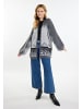 VIRITA Women Strickcardigan in Grau Mehrfarbig