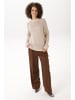 Aniston CASUAL Strickpullover in puderrosa-wollweiß