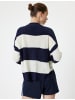 KOTON SWEATERS in Marineblau Gestreift