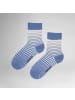 Hudson Socken Piano gemustert in Water blue
