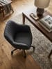 KADIMA DESIGN Schreibtischstuhl MIAMI Anthrazit Stoff Drehstuhl mit Lehne 120 kg,