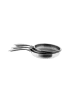 COFI 1453 Bratpfannen-Set mit Wabenstruktur - ø26/28/30 cm in Silber