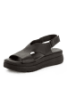 Tamaris Plateau Sandaletten in Schwarz