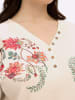 sheego by Joe Browns Langarm-Shirt in champagner-rostrot-bedruckt