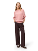 Zero  Strickpullover mit U-Boot Ausschnitt in Rose Melange