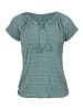 Vivance T-Shirt in mint-gemustert, schwarz