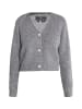 faina Strickjacke in Grau Melange Silber