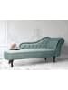Beliani Chaiselongue NIMES in Grün/Braun - (W) 169 x (H) 79 x (L) 65 cm