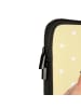 Mr. & Mrs. Panda Laptoptasche Capybara Liebe mit Spruch in Gelb Pastell