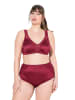 Ulla Popken Entlastungs-BH in weinrot