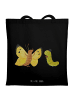 Mr. & Mrs. Panda Uni Tasche Raupe Schmetterling ohne Spruch in Schwarz