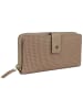 Bugatti Geldbörse Noemi Ladies Long Zip Wallet in Sand