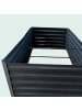 relaxdays Hochbeet in Anthrazit - (B)180 x (H)57 x (T)90 cm