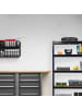 relaxdays Schwerlastregal in Schwarz - (B)75 x (H)150 x (T)30 cm