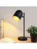 ZMH Tischleuchte E14 in schwarzgold schwenkbare Metallschirm