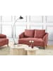 Beliani 2-Sitzer Sofa HOBRO in Rot/Schwarz - (W) 147 x (H) 87 x (L) 85 cm