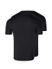 Skiny T-Shirt 2er Pack in Schwarz