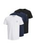 Jack & Jones Shirt 'JAXON TEE CREW NECK' 3er Pack in mehrfarbig