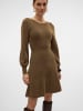 Vero Moda Strickkleid in Sepia Tint