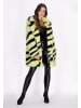 faina Damen Coat in Limone Schwarz
