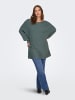 ONLY Carmakoma Strickpullover in Balsam Green