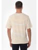 Organication T-Shirt "MOR13645" in Cremeweiß/Mango