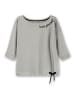 sheego Oversized-Shirt in grau meliert