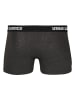 Urban Classics Boxershorts in branding AOP/black/charcoal