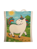Mr. & Mrs. Panda Shopping Tasche Einhorn Stolzieren Design ohne ... in Weiß