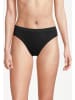 Conta Midi Slip Feinripp in Schwarz