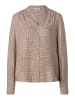 More & More lockere Karo-Stehkragenbluse in multicolour check