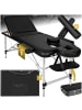 tectake 3 Zonen Massageliege-Set  210 x 95 x 89 cm, schwarz