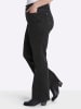 sheego Bootcut-Jeans in black denim