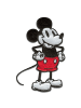 Disney Mickey Mouse 90 JahreApplikation Bügelbild inSchwarz