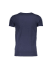 cavalli CLASS Blaues Baumwoll-T-Shirt