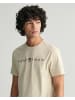 Gant T-Shirt in silky beige