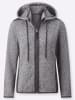 WITT WEIDEN Strickfleecejacke in anthrazit-meliert