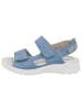 Solidus Riemchen Sandalen für Damen in blau