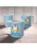 Mr. & Mrs. Panda Kindertasse Pinguin Kokosnuss mit Spruch in Eisblau