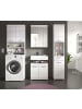 Inn.Furn Badmöbel-Set weiß Hochglanz 4-teilig 190 cm, Komplettset mit viel Stauraum