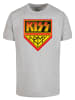 F4NT4STIC T-Shirt Kiss Army Logo in grau meliert